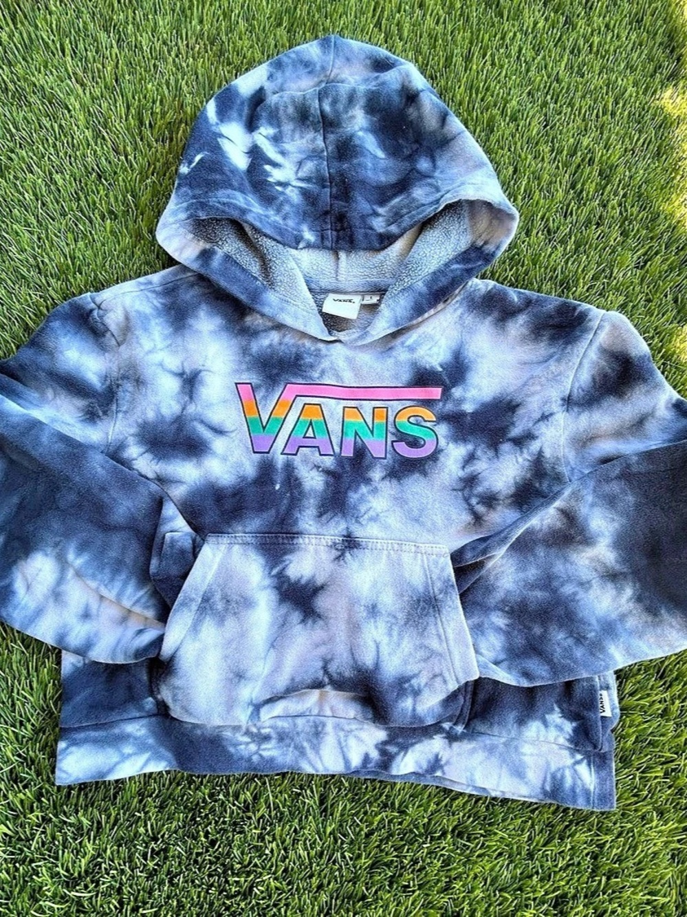 Vans Rainbow Logo Tie Dye Pullover Hoodie Set